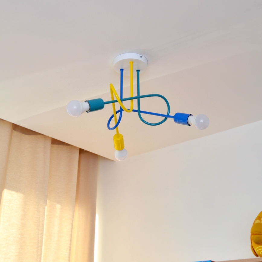LED dečiji plafonski luster OXFORD 3xE27/15W/230V