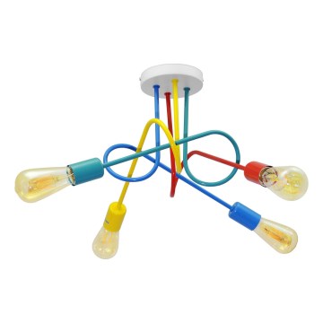 LED Dečiji plafonski luster OXFORD 4xE27/10W/230V