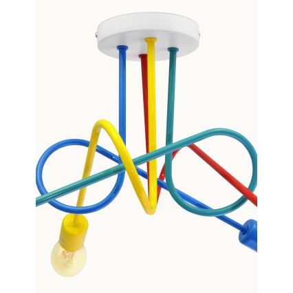 LED Dečiji plafonski luster OXFORD 4xE27/10W/230V