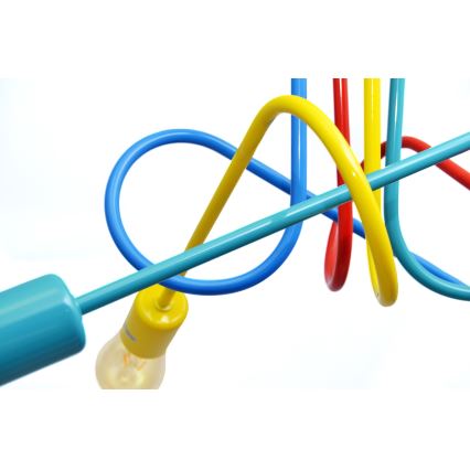 LED Dečiji plafonski luster OXFORD 4xE27/10W/230V