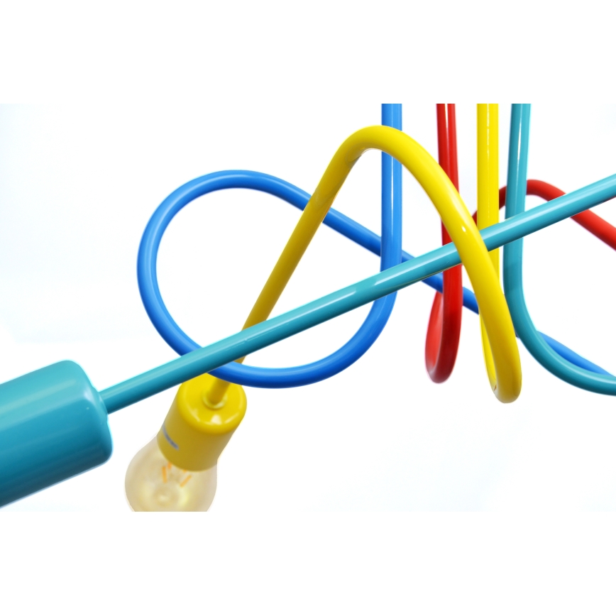 LED Dečiji plafonski luster OXFORD 4xE27/10W/230V