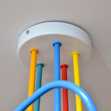 LED dečiji plafonski luster OXFORD 5xE27/15W/230V