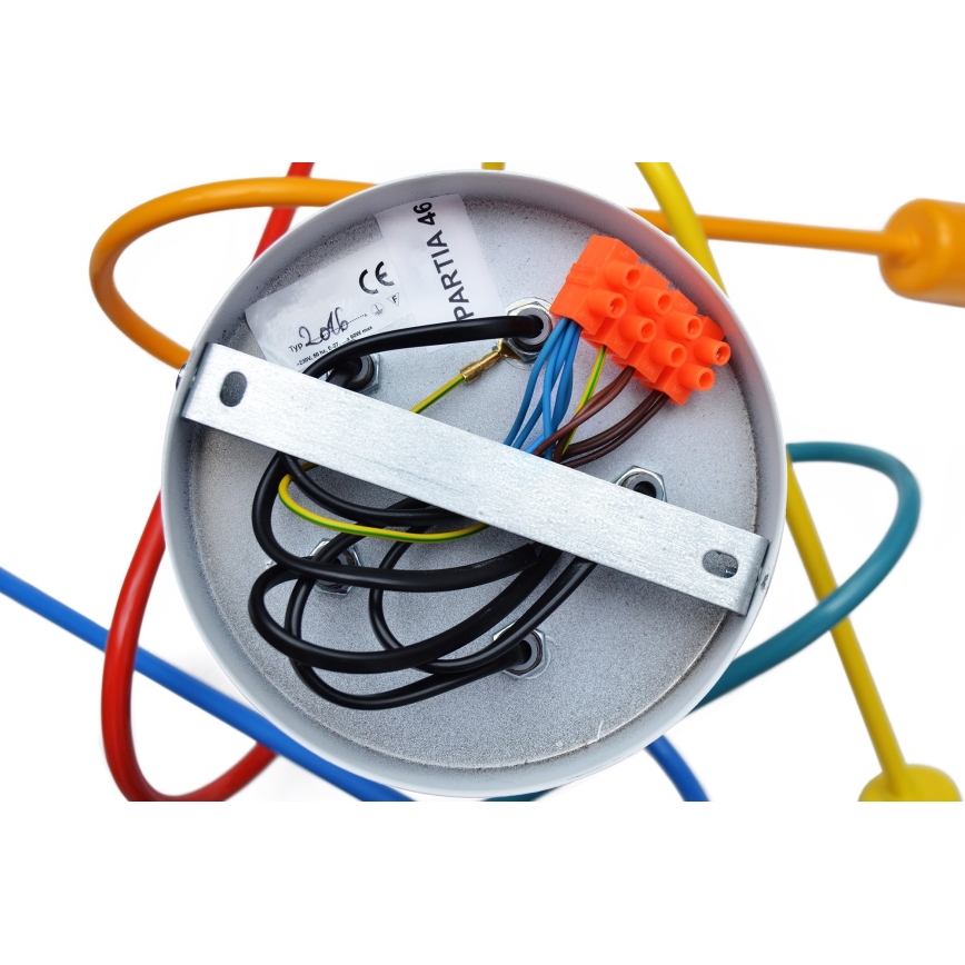 LED dečiji plafonski luster OXFORD 5xE27/15W/230V