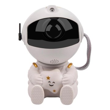 LED dečiji projektor 230V, astronaut, 12,5 cm + daljinski upravljač