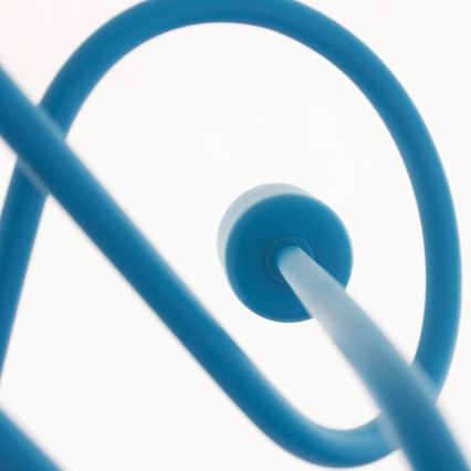 LED dečji plafonski luster OXFORD, površinski montiran, 3xE27/15W/230V, plavi