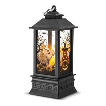 LED dekoracija HALLOWEEN LED/3xAAA/topla bela lanterna sa bundevama