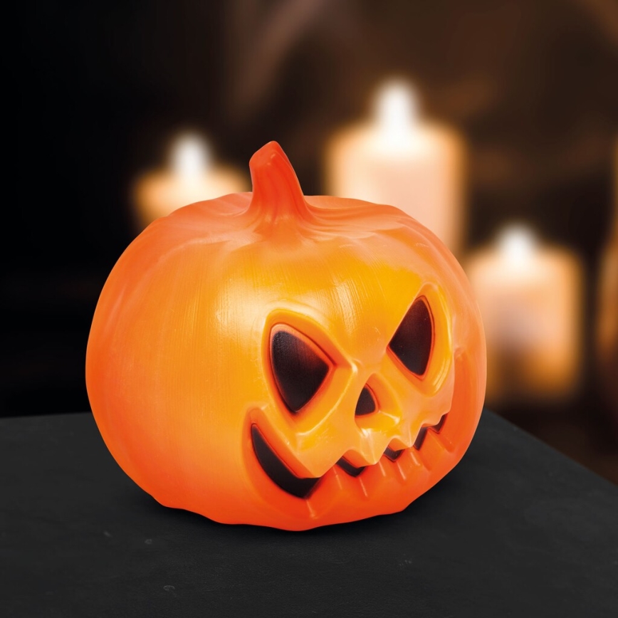 LED dekoracija sa zvučnim efektom HALLOWEEN LED/3xAAA bundeva