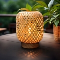 LED dekorativna stona lampa BOHO LED/2xAAA ratan