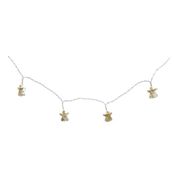 LED dekorativni lanac 10xLED/2xAA 1,65m topla bela