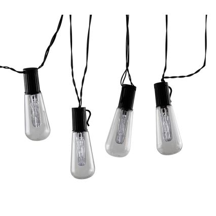 LED dekorativni lanac EDISON 2,65 m 10xLED/2xAA