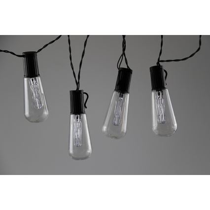 LED dekorativni niz EDISON 2,65 m 10xLED/2xAA