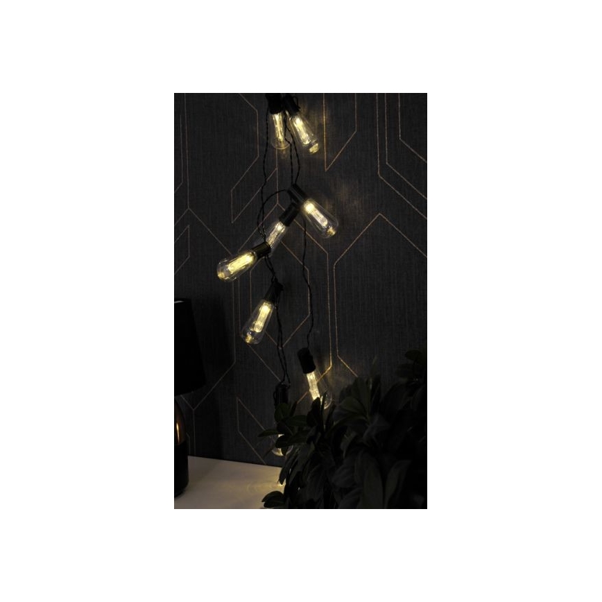 LED dekorativni niz EDISON 2,65 m 10xLED/2xAA