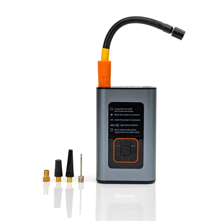 LED digitalni džepni kompresor 3u1 4000 mAh 5W crna