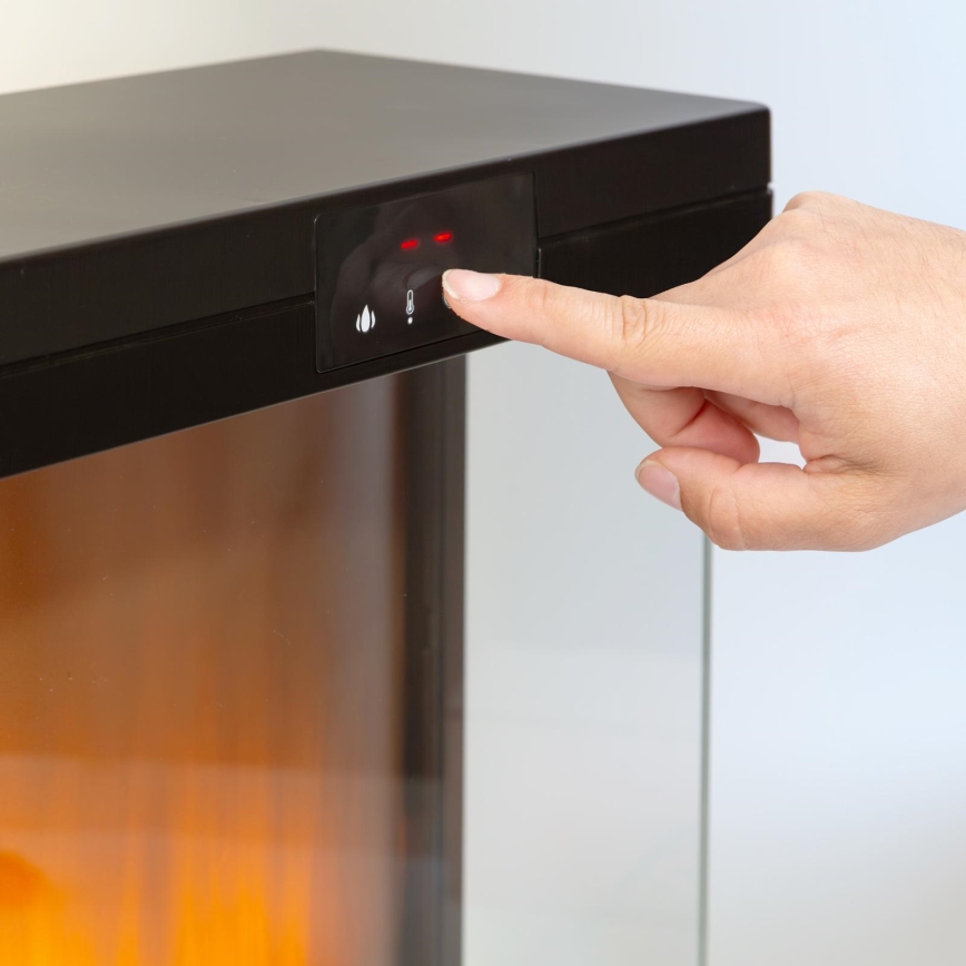 LED električni kamin sa grejanjem LED/2000W/230V + daljinski upravljač