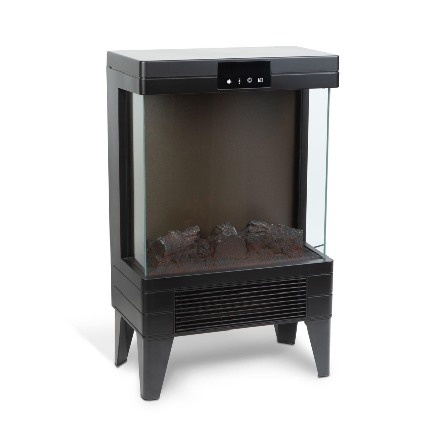 LED električni kamin sa grejanjem LED/2000W/230V + daljinski upravljač