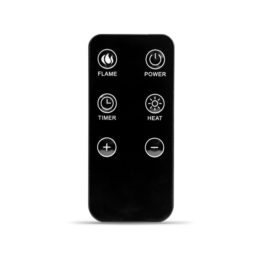 LED električni kamin sa grejanjem LED/2000W/230V + daljinski upravljač