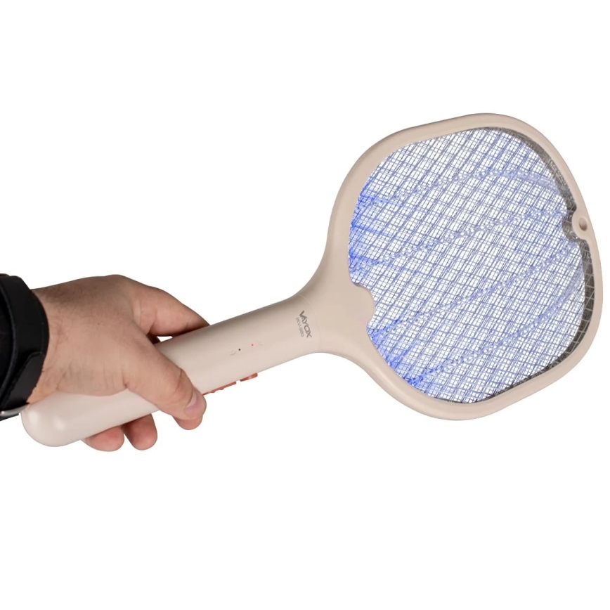 LED električni lapač insekata 2 u 1, 500 mAh/5V, bež