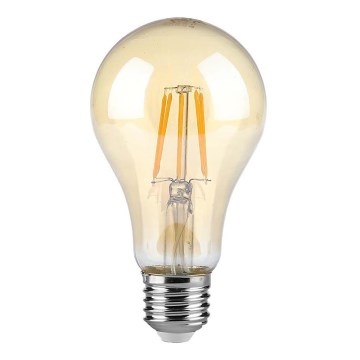 LED filament sijalica AMBER A67 E27/10W/230V 2200K