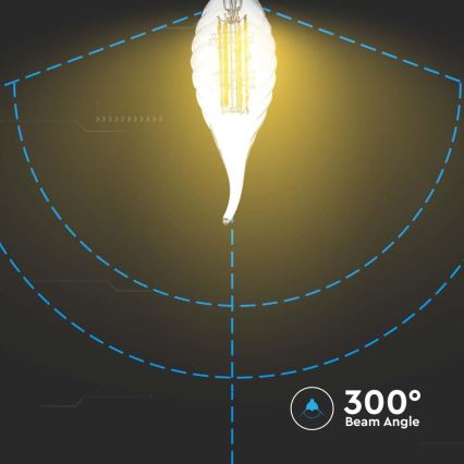 LED filament sijalica E14/4W/230V 3000K