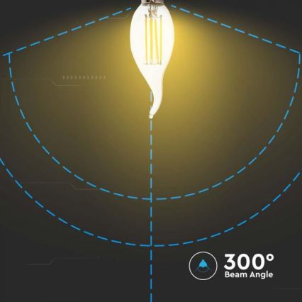 LED Filament sijalica E14/4W/230V 4000K