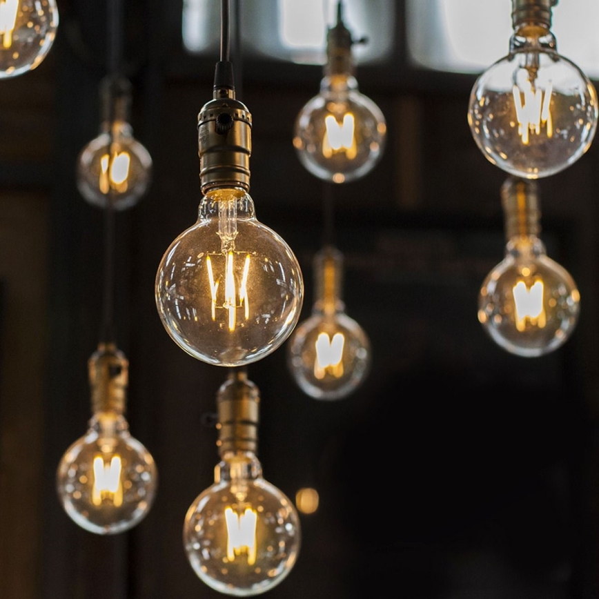 LED filament sijalica G125 E27/12W/230V 2200K