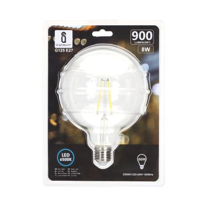 LED filament sijalica G125 E27/8W/230V 6500K - Aigostar