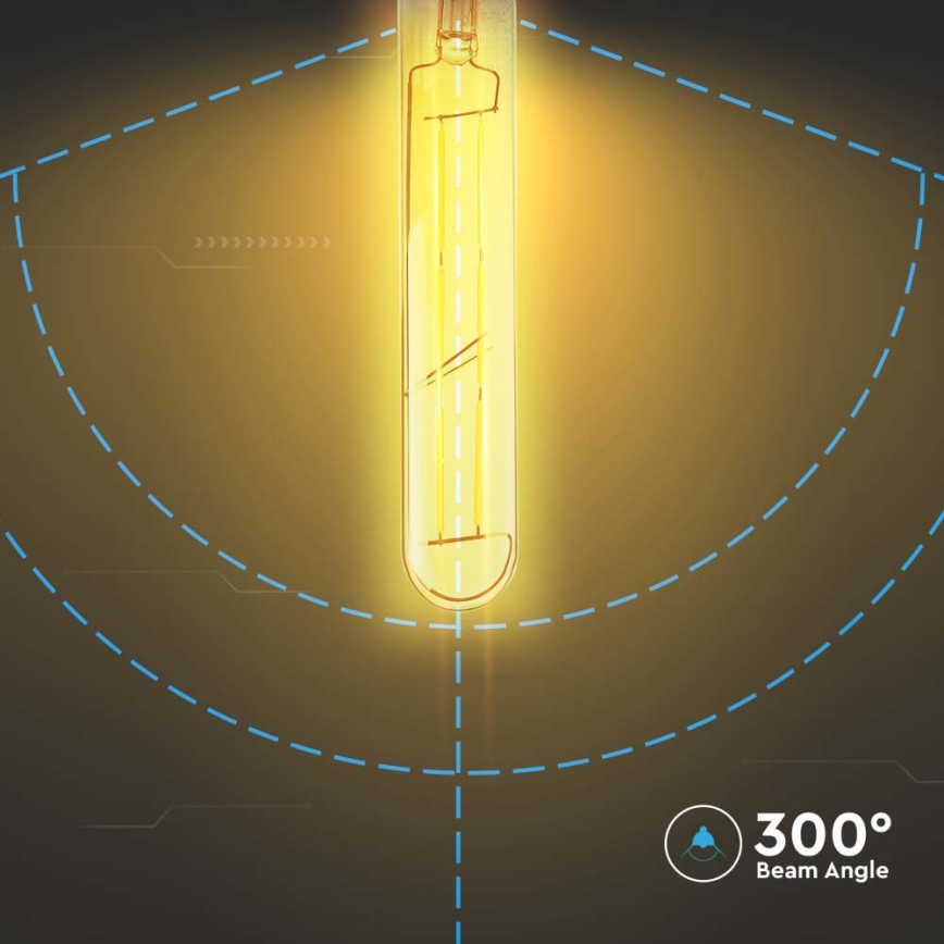 LED filament sijalica T30 E27/6W/230V 2200K