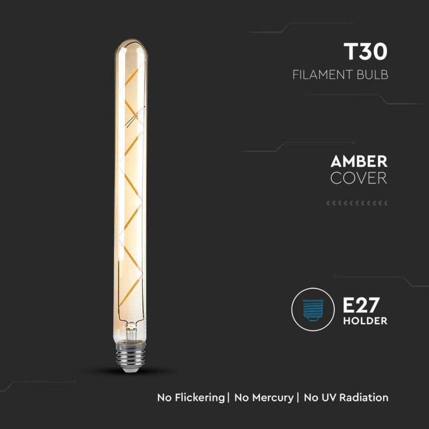 LED filament sijalica T30 E27/7W/230V 2200K