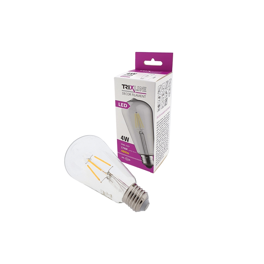 LED filamentna vintage sijalica ST64 E27/4W/230V 2700K