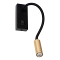 LED fleksibilna lampica TONIL LED/3,3W/230V crna/zlatna