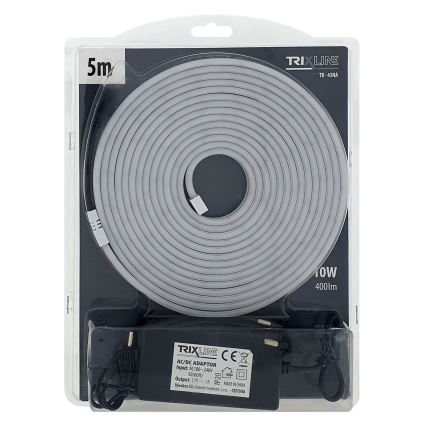 LED fleksibilna traka NEON LED/10W/230V 5 m IP65 bela