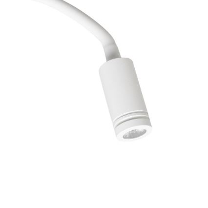 LED fleksibilna zidna lampica sa USB BASE LED/8W+LED/2W/230V bela