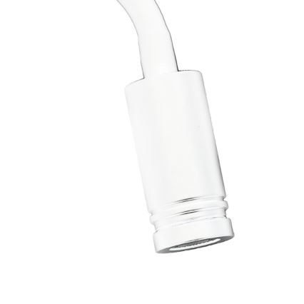 LED fleksibilna zidna lampica sa USB BASE LED/8W+LED/2W/230V bela/srebrna