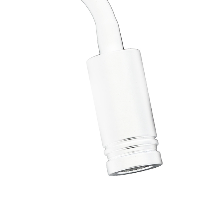 LED fleksibilna zidna lampica sa USB BASE LED/8W+LED/2W/230V bela/srebrna