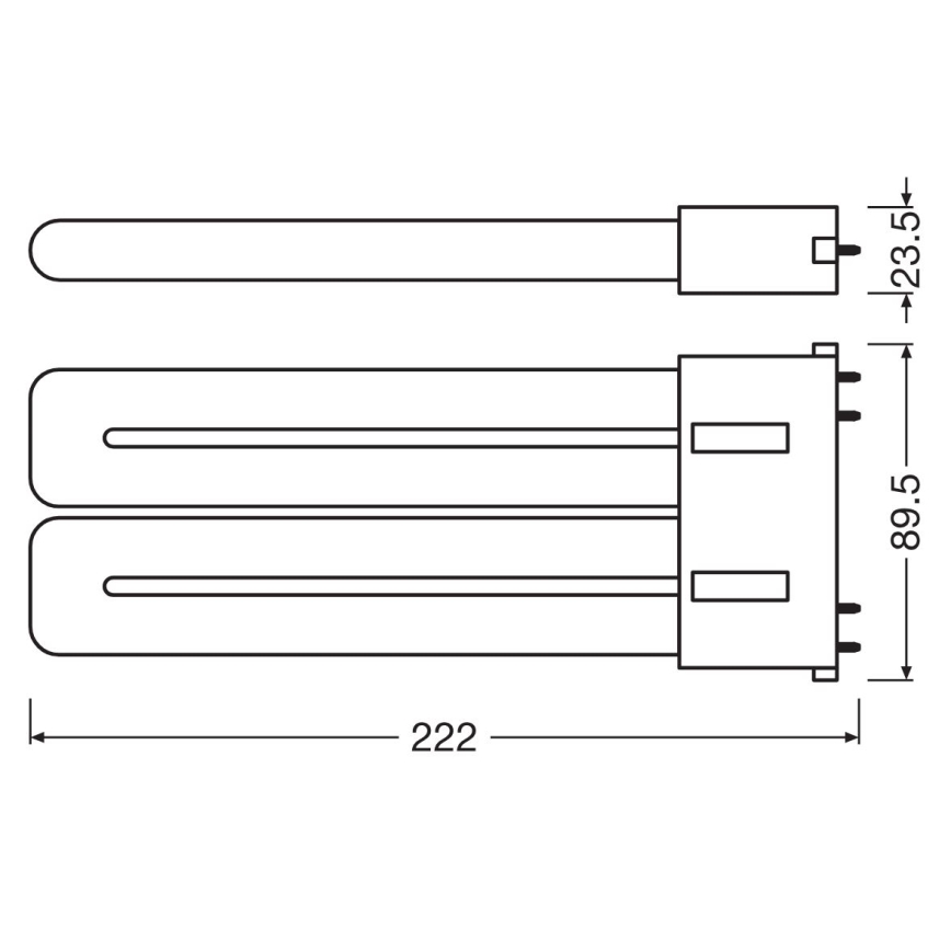 LED fluorescentna cev 2G10/20W/230V 4000K - Osram