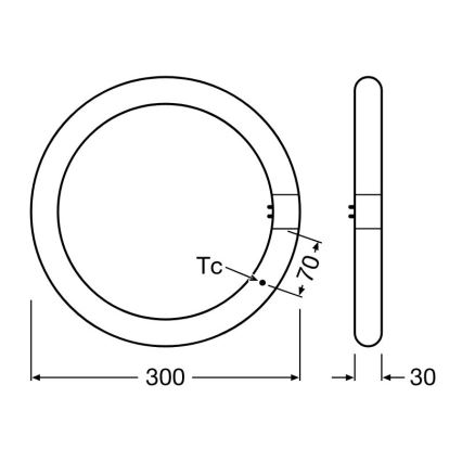 LED fluorescentna cev G10q/18,3W/230V 3000K - Osram