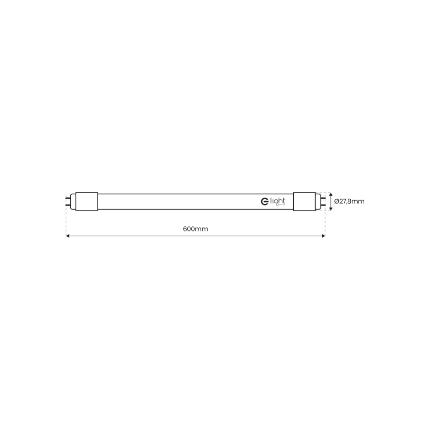 LED fluorescentna cev G13/9W/230V 4000K 60 cm