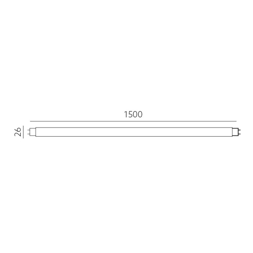 LED fluorescentna cev T8 G13/22W/230V 150 cm