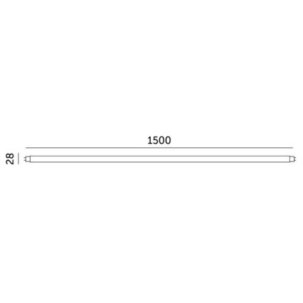 LED fluorescentna cev T8 G13/22W/230V 4000K 150 cm