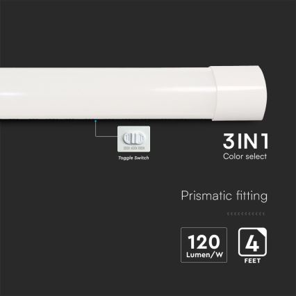 LED fluorescentna svetiljka LED/40W/230V 3000/4000/6500K 116 cm