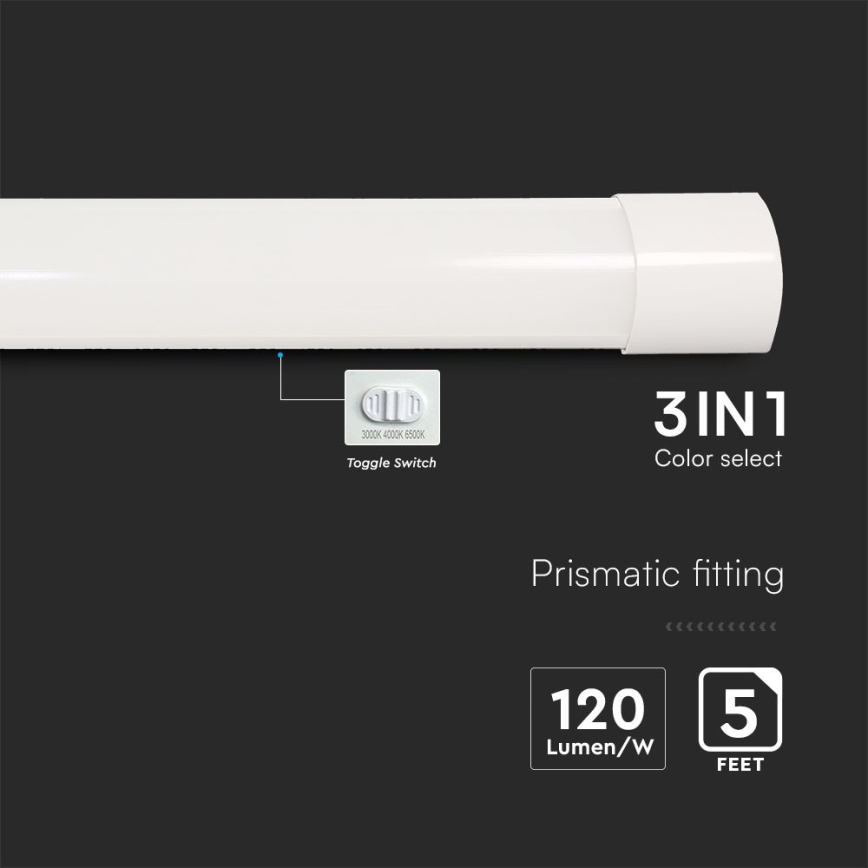 LED fluorescentna svetiljka LED/50W/230V 3000/4000/6500K 146 cm