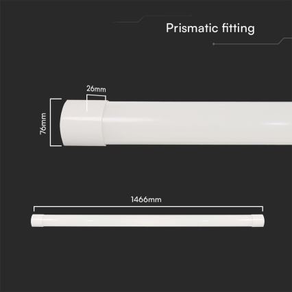 LED fluorescentna svetiljka LED/50W/230V 3000/4000/6500K 146 cm
