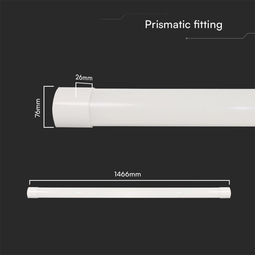 LED fluorescentna svetiljka LED/50W/230V 3000/4000/6500K 146 cm