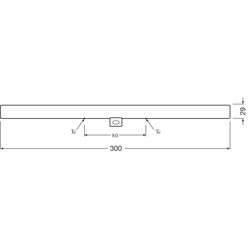 LED fluorescentna trubica S14d/3,5W/230V 2700K 30 cm - Osram