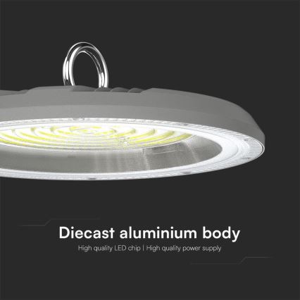 LED industrijska High Bay svetiljka/100W/230V 3000/4000/6500K IP65 prečnik 23,5 cm