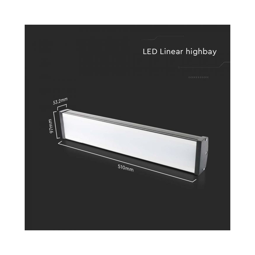 LED industrijska svetiljka High Bay LED/100W/230V 6500K IP65