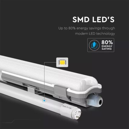 LED industrijsko fluorescentno svetlo LED/22W/230V 6400K 150cm IP65