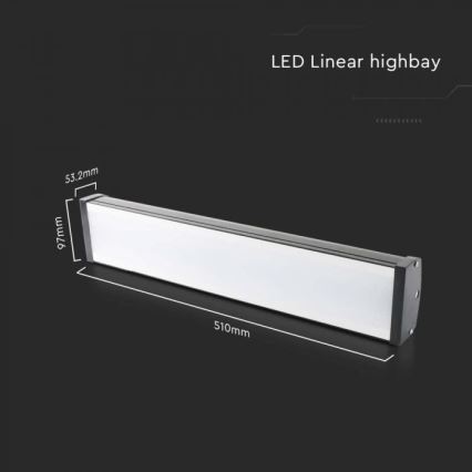 LED industrijsko svetlo High Bay/100W/230V/4000K/IP65