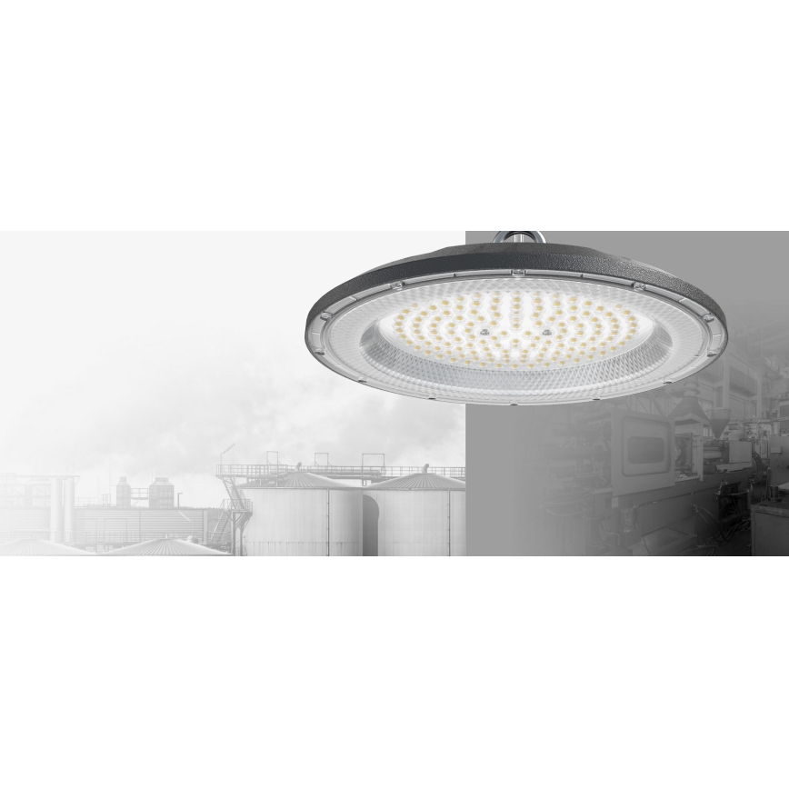 LED industrijsko tehničko svetlo HIGHBAY LED/200W/230V 4500K IP65 siva