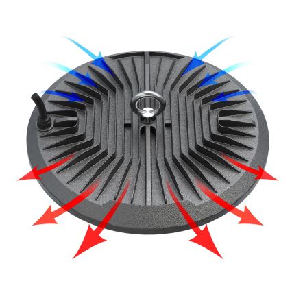 LED industrijsko tehničko svetlo HIGHBAY LED/200W/230V 4500K IP65 siva